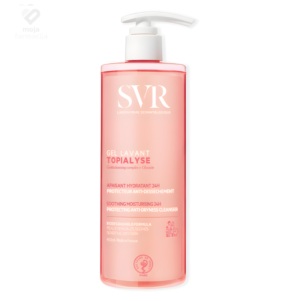 SVR Topialyse Gel Lavant nježni gel za pranje – Umirujuća hidratacija i zaštita od isušivanja za osjetljivu kožu - Slika 3