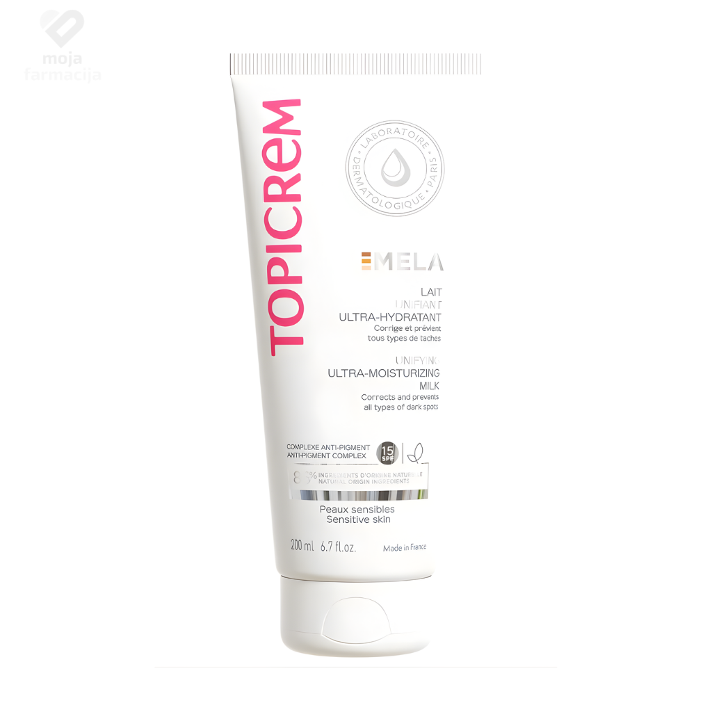 TOPICREM Mela mlijeko za tijelo SPF15