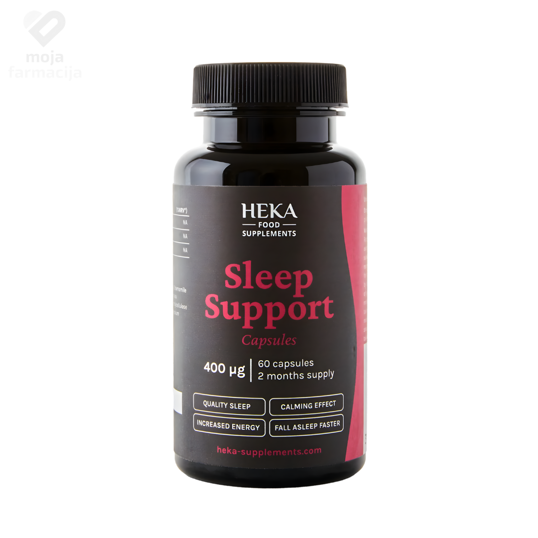 HEKA Sleep Support pakovanje od 60 kapsula sa melatoninom i ekstraktima umirujućih biljaka