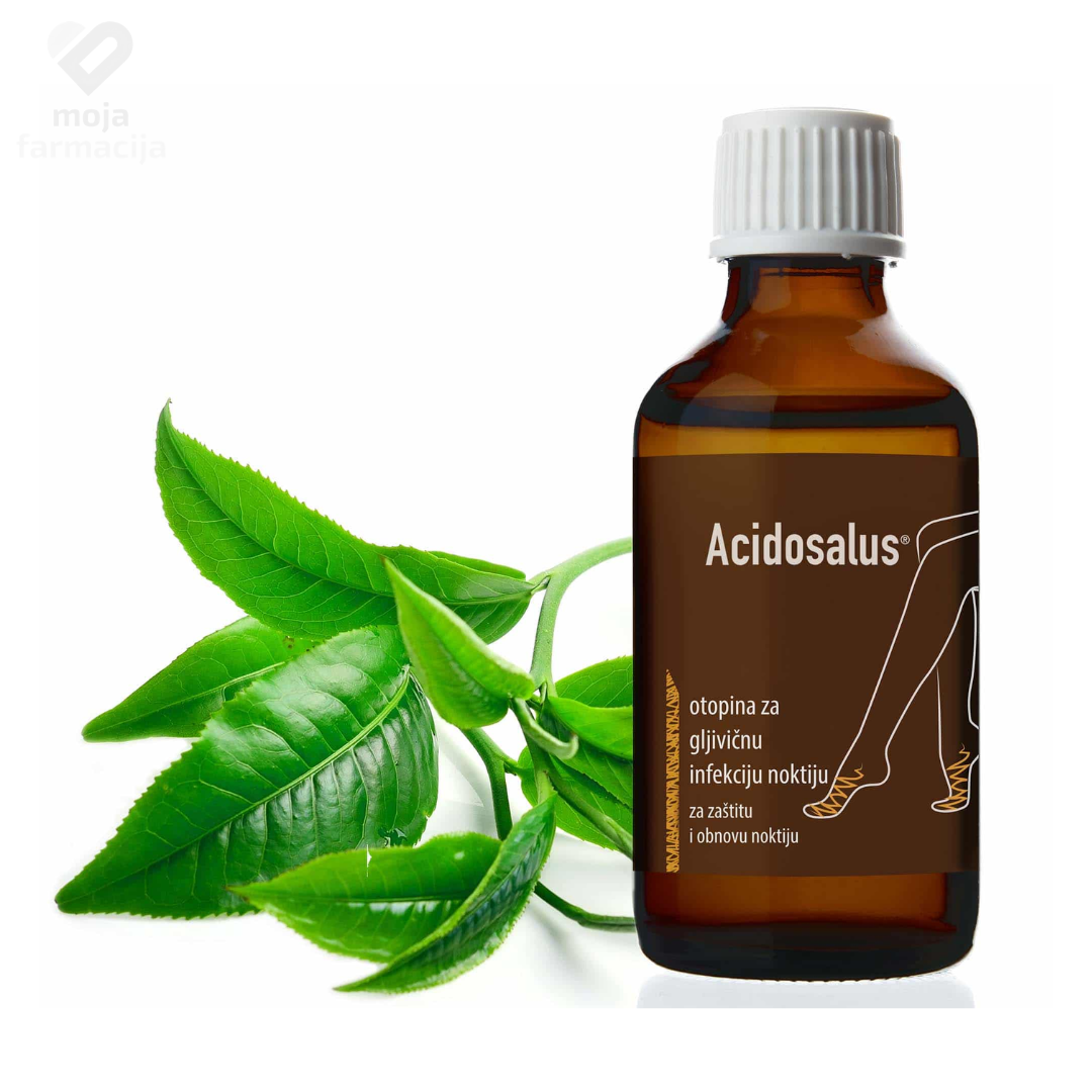 Acidosalus prirodna otopina s četkicom za tretman gljivica na noktima ruku i nogu.