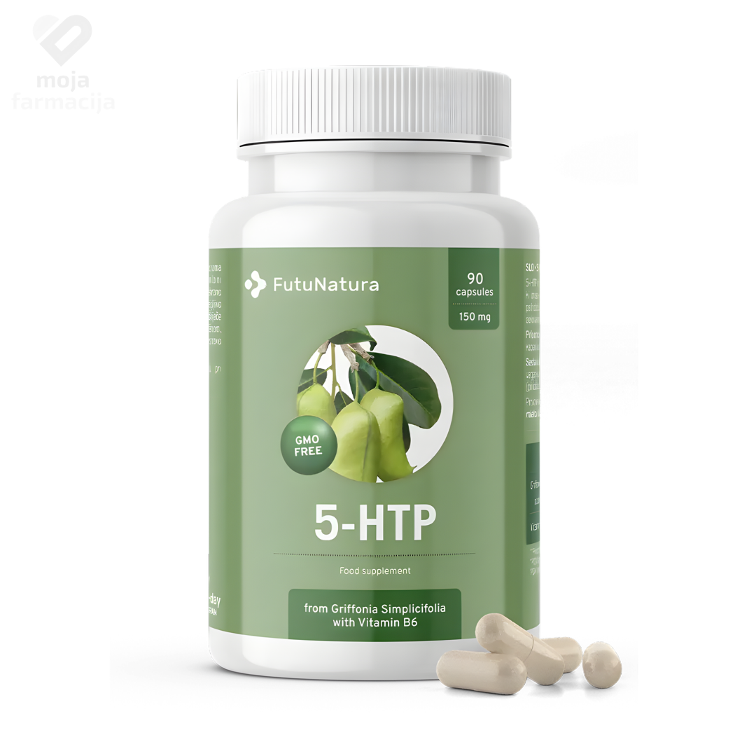 FutuNatura 5-HTP 150mg kapsule za povećanje serotonina i bolji rad živčanog sistema