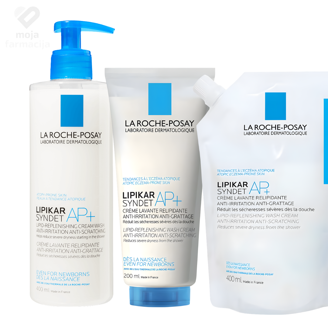 La Roche-Posay Lipikar Syndet AP+ iznimno nježna krema za pranje tijela bez mirisa.