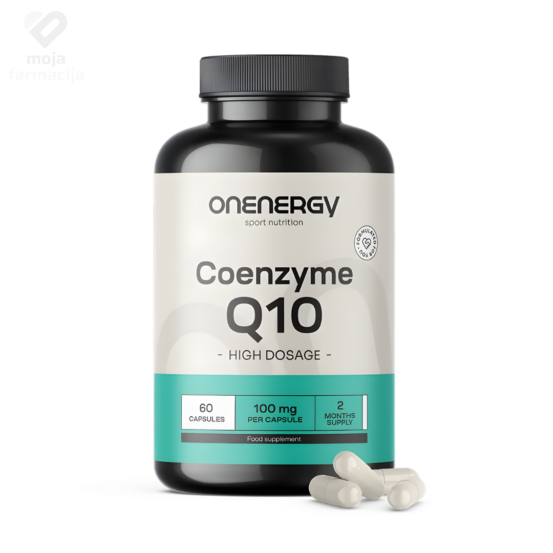 OnEnergy Koenzim Q10 100 mg kapsule za povećanje energije, zdravlje srca i usporavanje starenja.