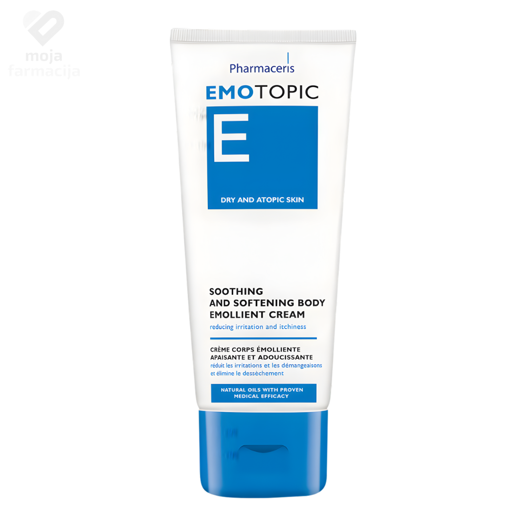 Pharmaceris E Emotopic emoliens krema za smirenje iritacija, svrbeža i crvenila kod atopijskog dermatitisa.