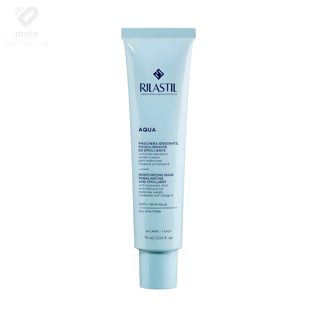 Rilastil Aqua kremasta maska za intenzivnu hidrataciju lica sa ceramidima