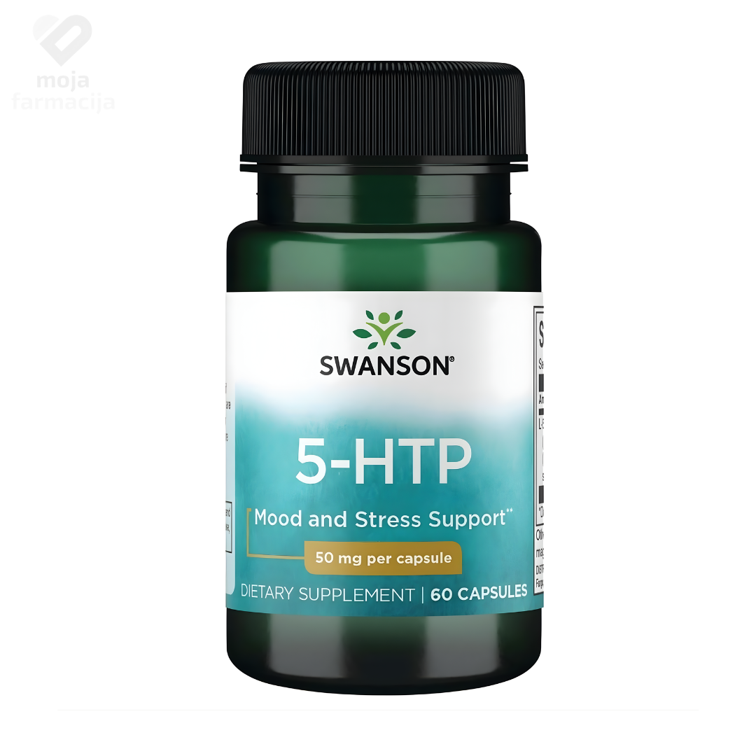 Swanson 5-HTP 50mg dodatak ishrani u biljnim kapsulama za podršku raspoloženju