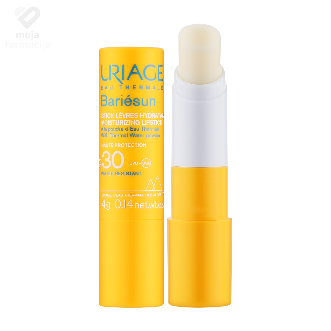 Uriage Bariésun zaštitni stik za usne sa SPF 30 faktorom za sunčanje.