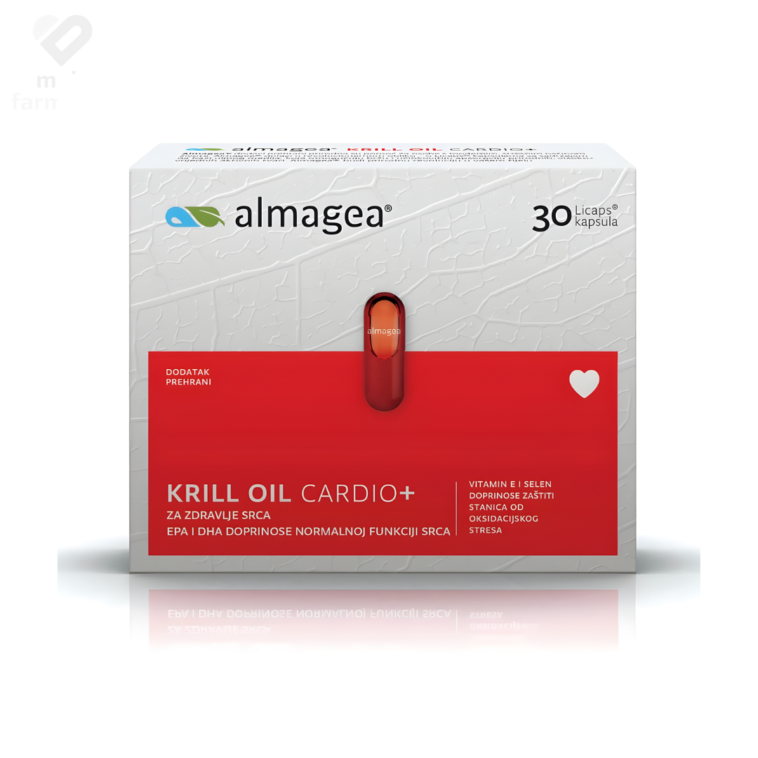 Almagea® Krill Oil Cardio+ Licaps® kapsule sa uljem antarktičkog krila