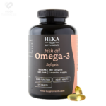 HEKA Omega-3 Fish Oil 180 softgel kapsula sa vitaminom E