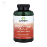 Swanson MultiOmega 3-6-9 meke kapsule sa lanenim uljem i ribljim uljem za krvne sudove