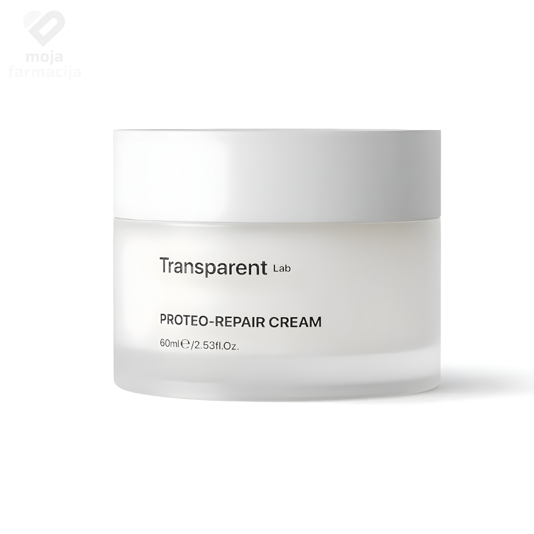 Transparent Lab Proteo Repair Cream, anti-aging krema sa bio-kolagenom i proteoglikanima za učvršćivanje kože i smanjenje bora. Transparent Lab Proteo Repair Cream, anti-aging krema sa bio-kolagenom i proteoglikanima za učvršćivanje kože i smanjenje bora.