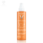 Vichy Capital Soleil Cell Protect zaštitno suho ulje SPF 30 za lice, tijelo i vrhove kose, formula sa skvalanom za sjaj i ishranu kože.