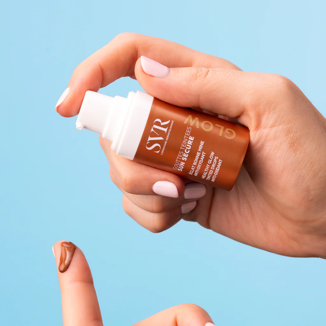 SVR Sun Secure Glow Obojene kapi za osunčani izgled lica 15ml
