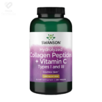 Swanson Hydrolyzed Collagen Peptides sa vitaminom C 250 tableta pakovanje