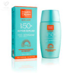 MartiDerm Sun Care SPF 50+ Active D Fluid lagana krema za sunčanje za lice.