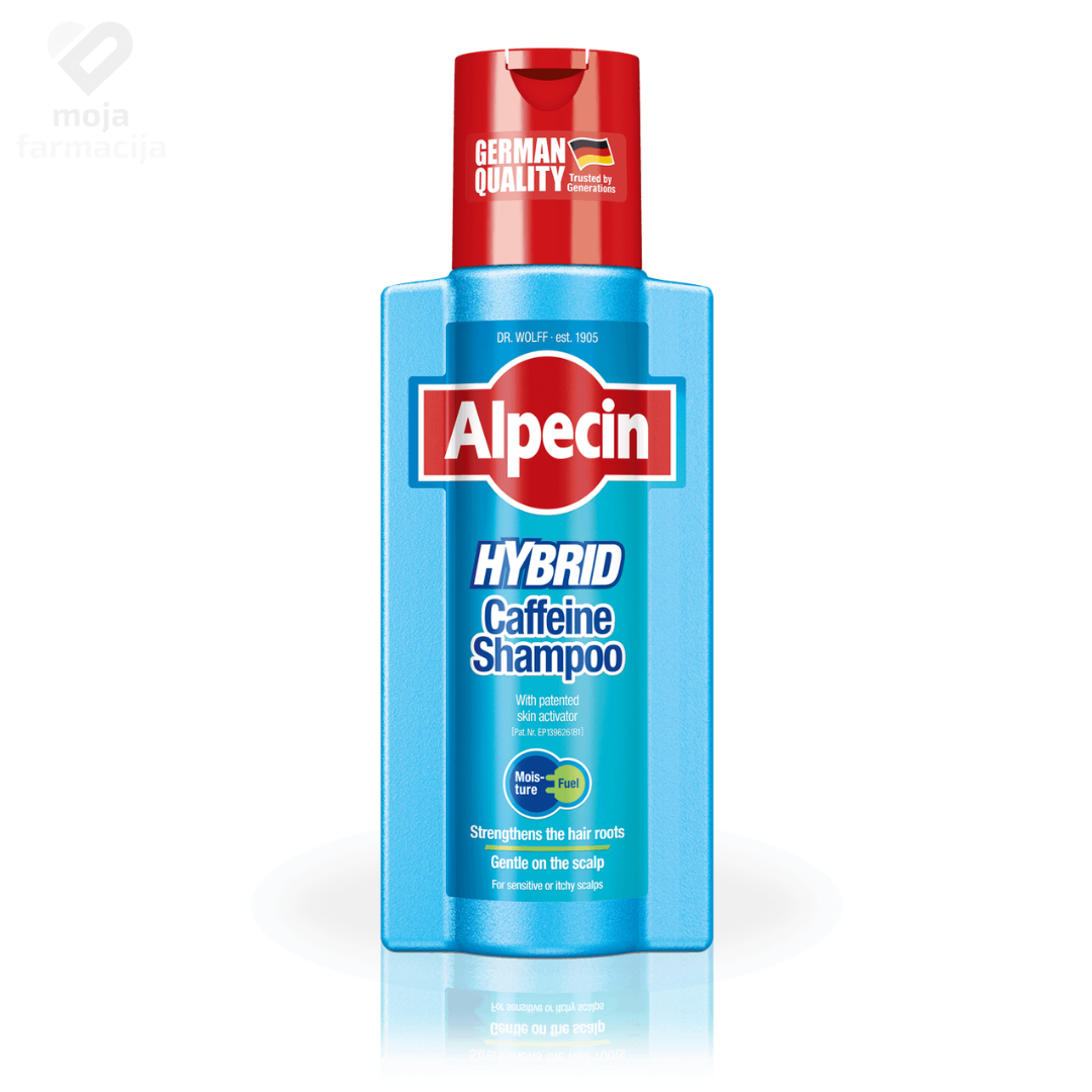 Alpecin Hybrid kofeinski šampon za suho vlasište i protiv opadanja kose.