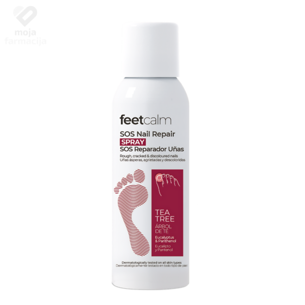 Feetcalm SOS Nail Repair sprej za uklanjanje gljivica na noktima nogu i oporavak žutih noktiju.