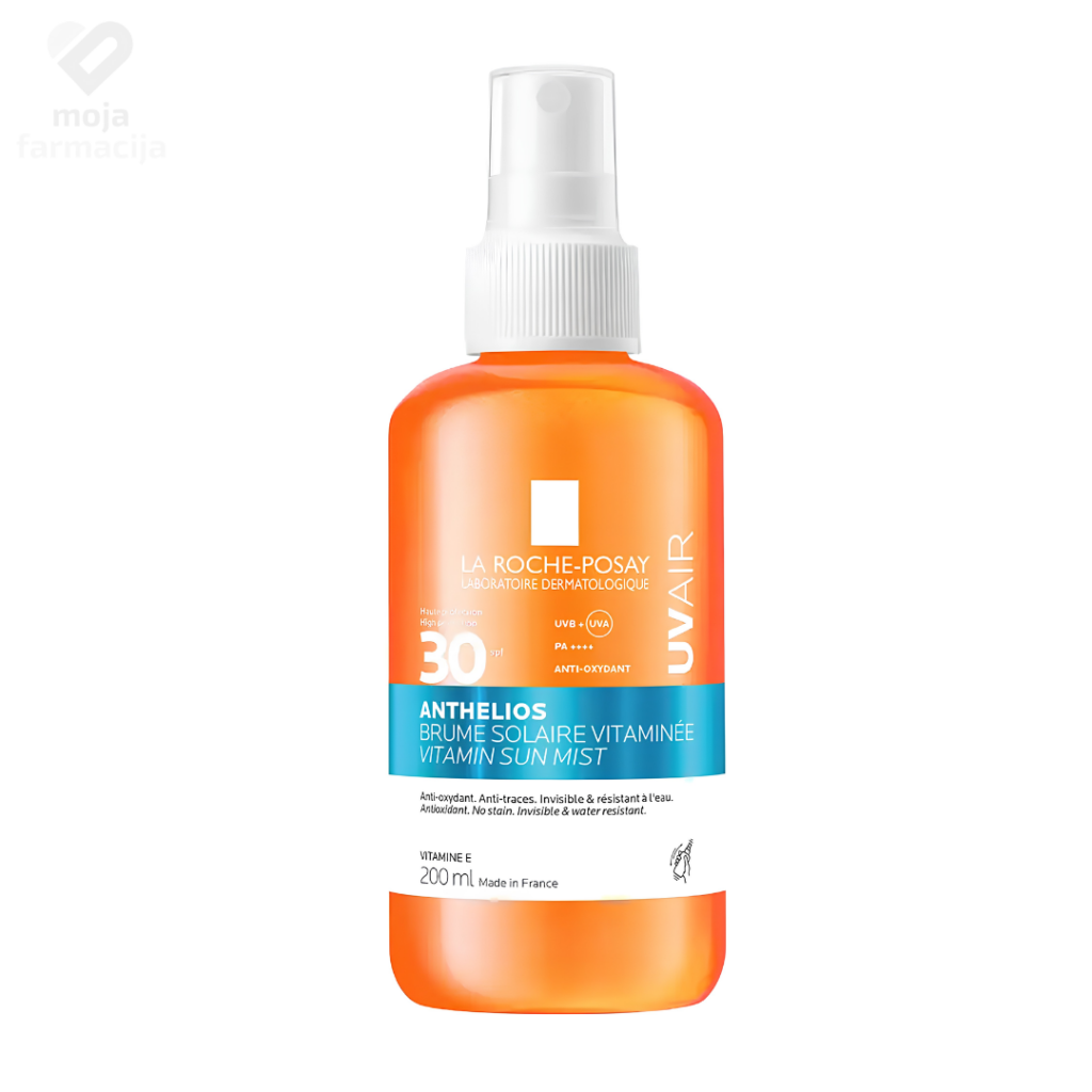 La Roche-Posay Anthelios UVAIR Vitamin Sun Mist za lice i tijelo SPF 30.