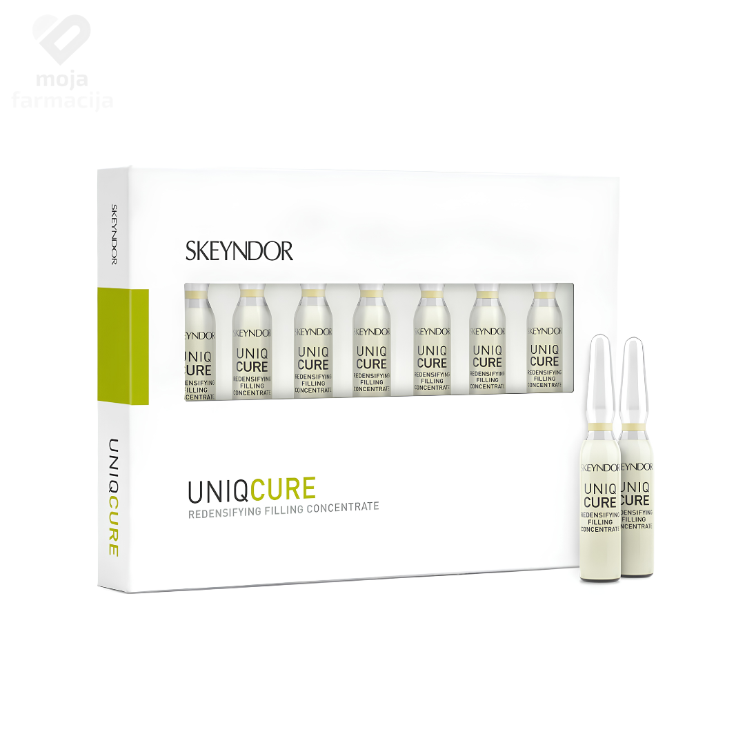 Skeyndor Uniqcure Redensifying Filling ampule za popunjavanje volumena kože lica. Skeyndor Uniqcure Redensifying Filling ampule za popunjavanje volumena kože lica.