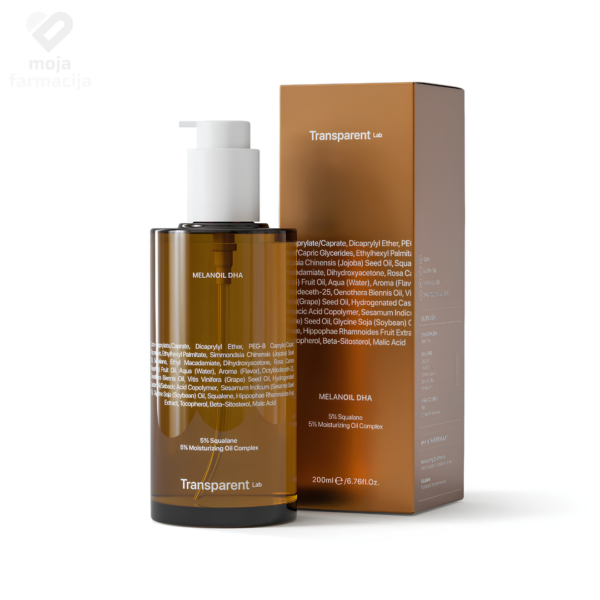 Transparent Lab Melanoil DHA ulje za postepeno samotamnjenje tijela 200ml