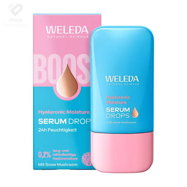 Weleda Hyaluronic Moisture Booster Serum Drops koncentrisani hidratantni serum sa hijaluronskom kiselinom