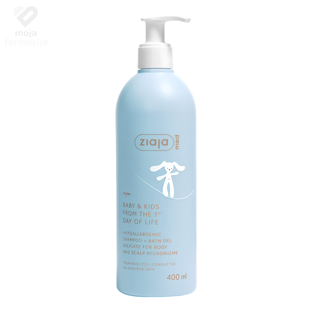 ZIAJA MED Baby & Kids šampon i kupka gel za bebe od 1. dana života (0+). ZIAJA MED Baby & Kids šampon i kupka gel za bebe od 1. dana života (0+).