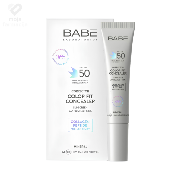 LABORATORIOS BABÉ Color Fit Concealer SPF 50 mineralni tečni korektor u pakovanju od 12ml.