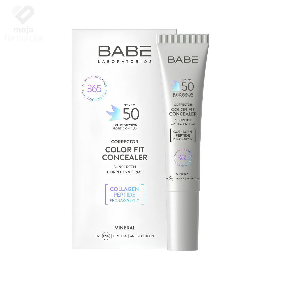 LABORATORIOS BABÉ Color Fit Concealer SPF 50 mineralni tečni korektor u pakovanju od 12ml.