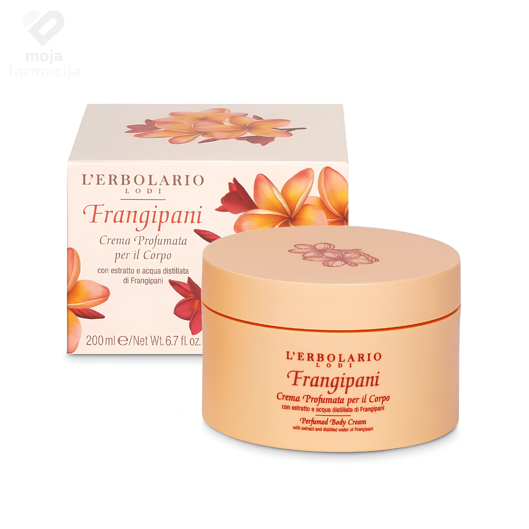 LErbolario Frangipani bogata krema za tijelo u pakovanju od 200 ml LErbolario Frangipani bogata krema za tijelo u pakovanju od 200 ml