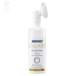 Novaclear Collagen pjena za umivanje lica sa ugrađenom silikonskom četkicom.