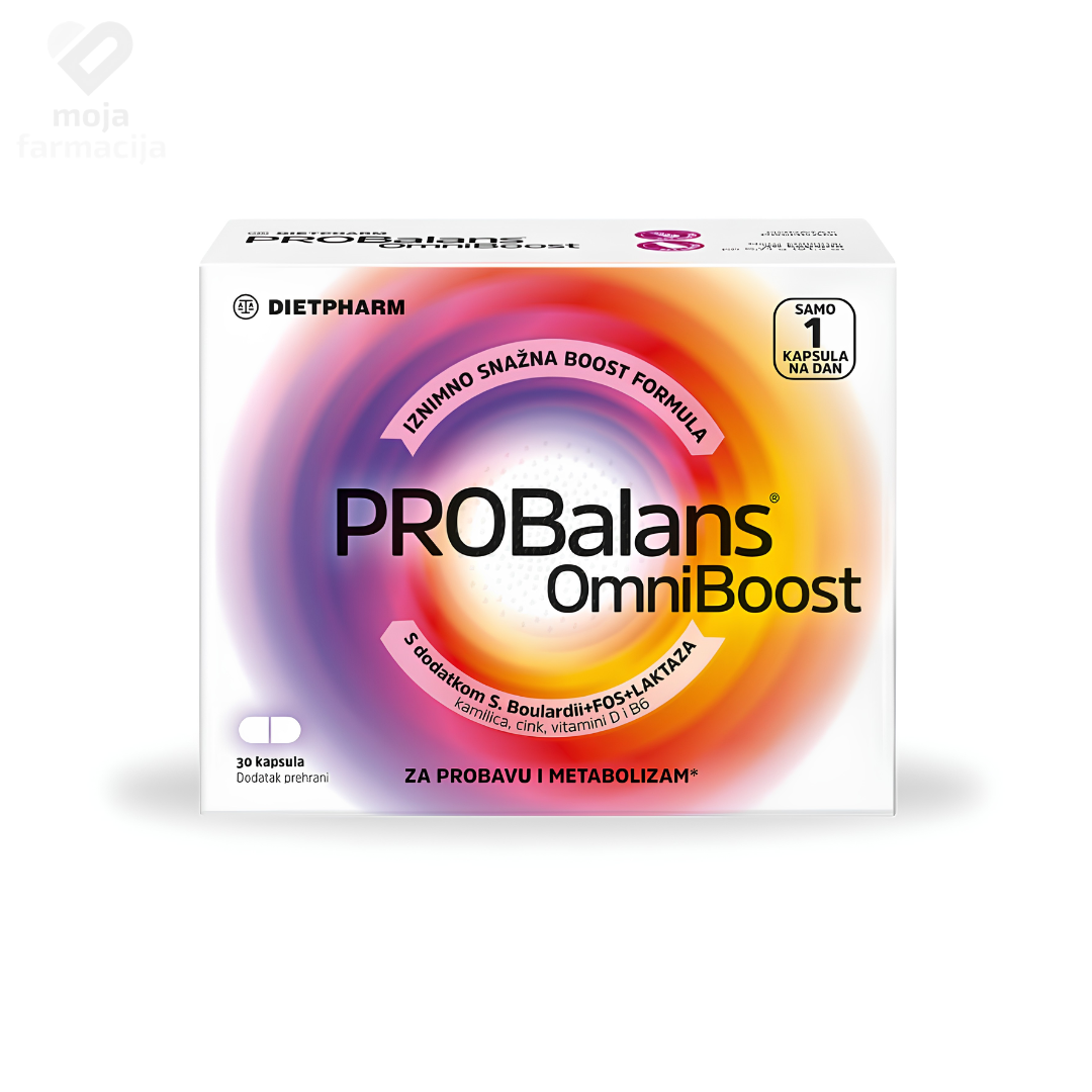 PROBalans OmniBoost pakovanje od 30 kapsula za naprednu podršku probavi i metabolizmu