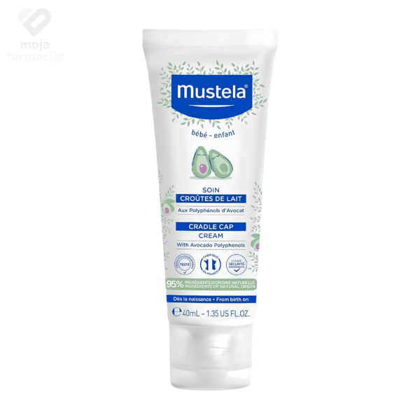 MUSTELA krema protiv tjemenjače sa avokadom za bebe od 1. dana.