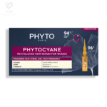 PHYTOCYANE revitalizirajući serum u ampulama protiv opadanja kose za žene.