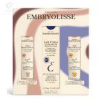 EMBRYOLISSE promo set za njegu lica sa koncentrovanom kremom za hidrataciju Lait Creme Concentre i dvije kreme za blistavost Rose i Abricot