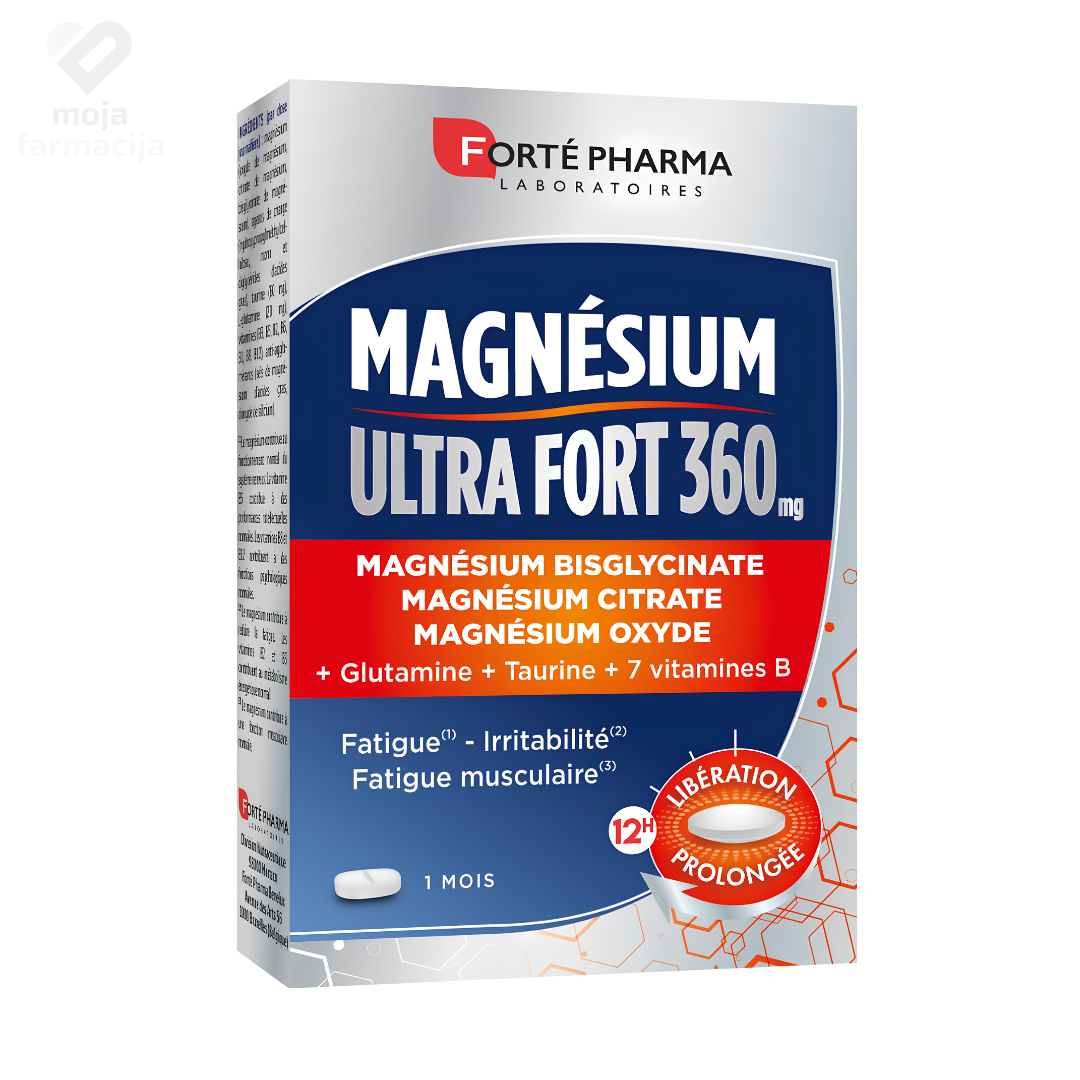 FORTE PHARMA Magnesium Ultra Strength 360 tableta sa produženim oslobađanjem FORTE PHARMA Magnesium Ultra Strength 360 tableta sa produženim oslobađanjem