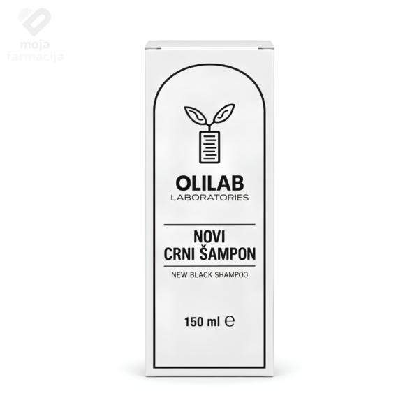 OLILAB Crni šampon protiv peruti, svrbeža i crvenila vlasišta 200ml