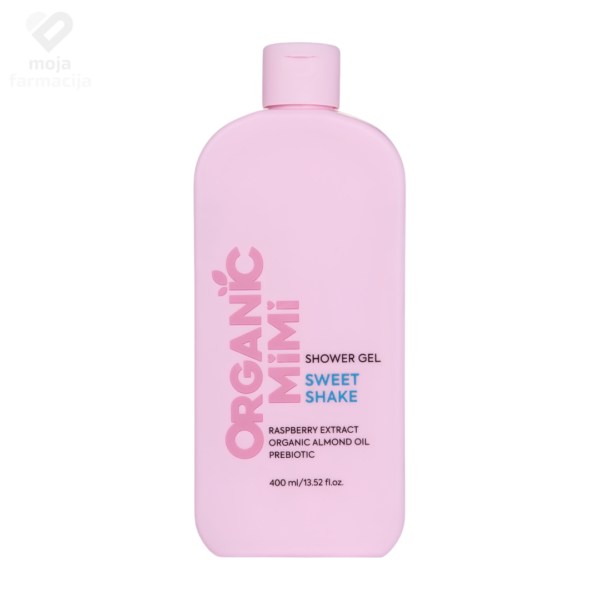 Organic MiMi Sweet Shake hidratantni gel za tuširanje sa malinom i bademovim uljem