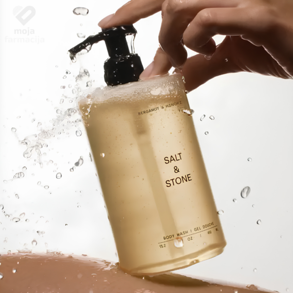 SALT & STONE Bergamot and Hinoki hidratantni gel za tuširanje