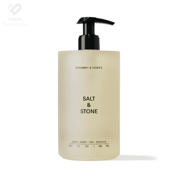 SALT & STONE Bergamot and Hinoki hidratantni gel za tuširanje sa bergamotom i hinoki drvetom