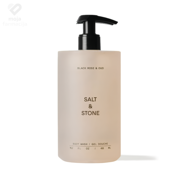 SALT & STONE Black Rose and Oud hidratantni gel za tuširanje sa crnom ružom i udom