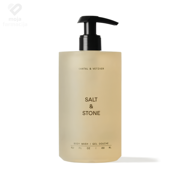 SALT & STONE Santal and Vetiver hidratantni gel za tuširanje sa sandalovinom i vetiverom