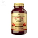 SOLGAR Vitamin C 500mg Brusnica Malina tablete za žvakanje