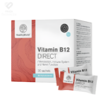 HealthyWorld Vitamin B12 DIREKT vrećice s okusom jabuke za brzo uzimanje bez tekućine