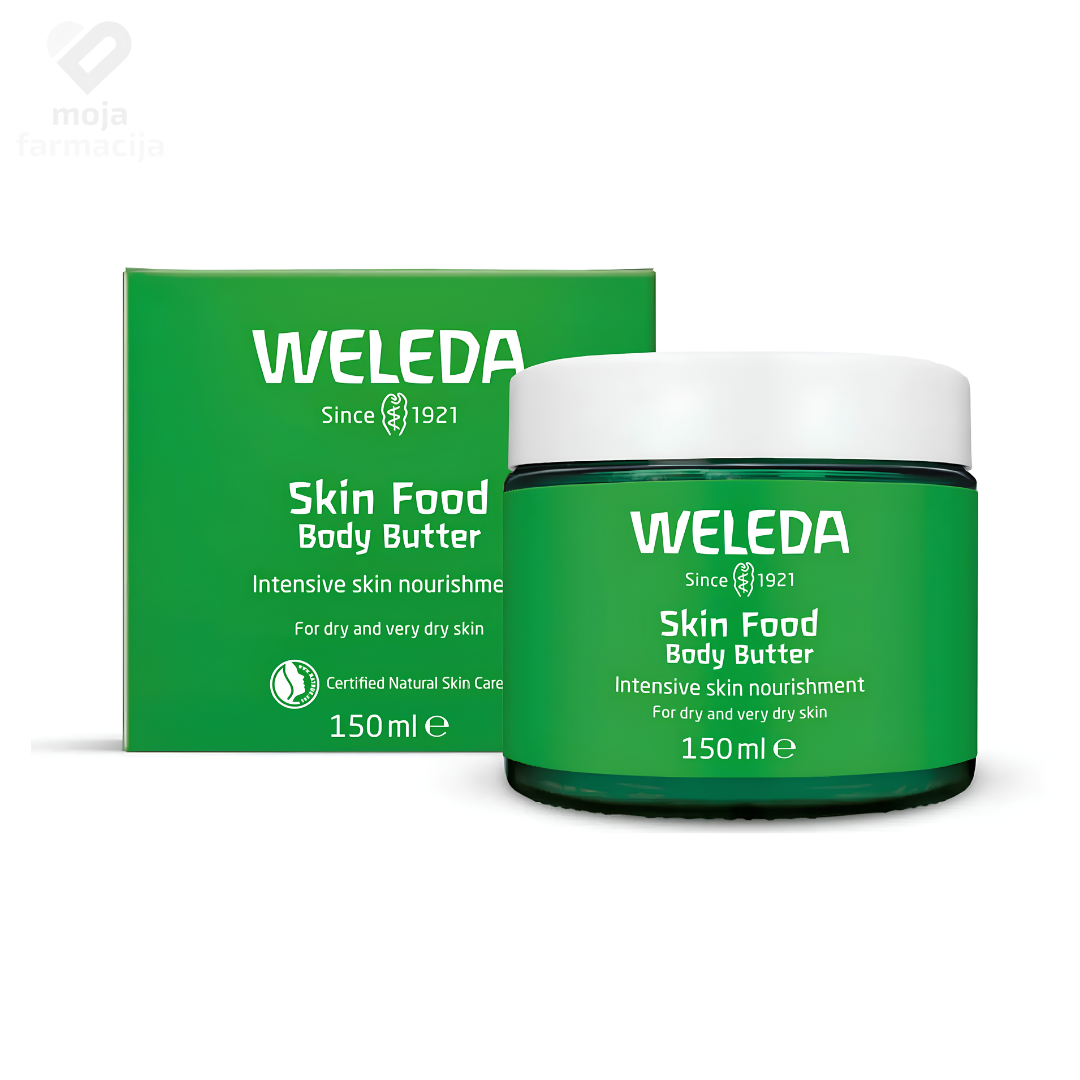 Weleda Skin Food Body Butter, prirodni intenzivni puter za tijelo sa shea maslacem i biljnim ekstraktima za suhu kožu. Weleda Skin Food Body Butter, prirodni intenzivni puter za tijelo sa shea maslacem i biljnim ekstraktima za suhu kožu.